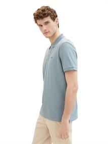 Piqué Poloshirt aus Baumwolle grey mint
