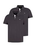 Piqué Poloshirt aus Baumwolle phanton dark grey