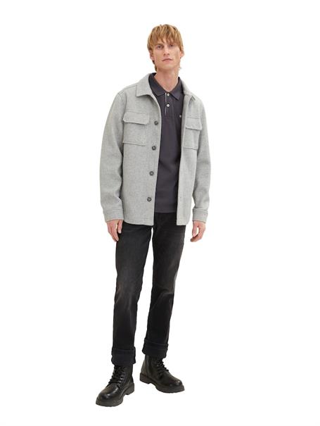 Piqué Poloshirt aus Baumwolle phanton dark grey