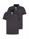 Piqué Poloshirt aus Baumwolle phanton dark grey