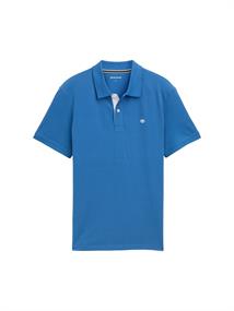 Piqué Poloshirt aus Baumwolle sapphire blue