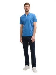 Piqué Poloshirt aus Baumwolle sapphire blue