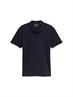 Piqué Poloshirt aus Baumwolle sky captain blue
