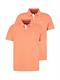 Piqué Poloshirt aus Baumwolle wild coral