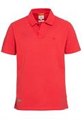 Piqué Poloshirt aus reiner Baumwolle berry red