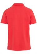 Piqué Poloshirt aus reiner Baumwolle berry red