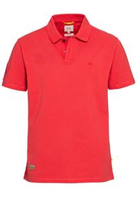 Piqué Poloshirt aus reiner Baumwolle berry red