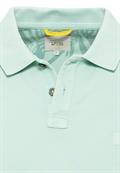 Piqué Poloshirt aus reiner Baumwolle light aqua green