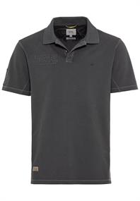 Piqué Poloshirt aus reiner Baumwolle shadow grey