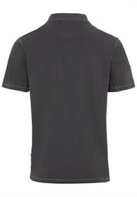 Piqué Poloshirt aus reiner Baumwolle shadow grey