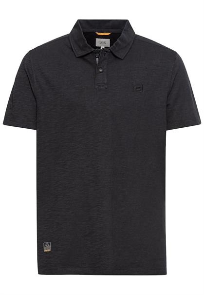 Piqué-Poloshirt aus zertifiziertem Organic Cotton asphalt