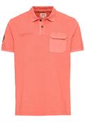 Piqué Poloshirt aus zertifiziertem Organic Cotton faded red