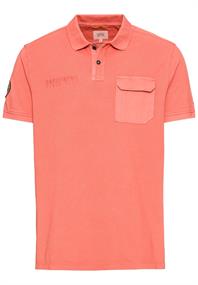 Piqué Poloshirt aus zertifiziertem Organic Cotton faded red