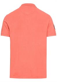 Piqué Poloshirt aus zertifiziertem Organic Cotton faded red