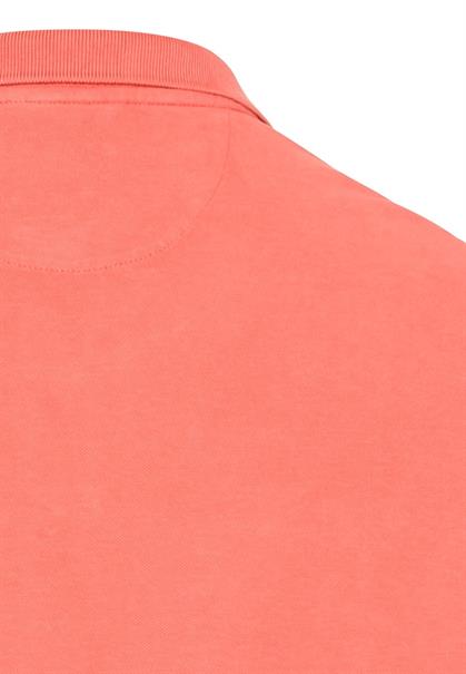 Piqué Poloshirt aus zertifiziertem Organic Cotton faded red