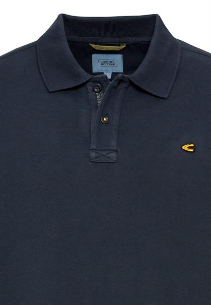 Piqué Poloshirt aus zertifiziertem Organic Cotton night blue