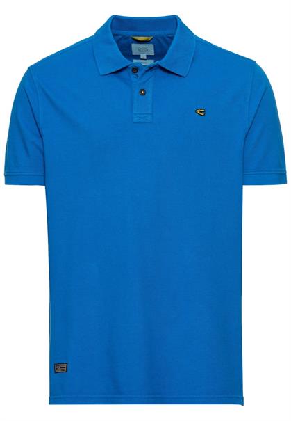 Piqué Poloshirt aus zertifiziertem Organic Cotton strong blue