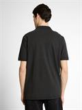 Piqué Poloshirt im Washed Look black