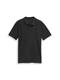 Piqué Poloshirt im Washed Look black