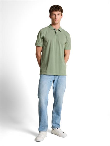 Piqué Poloshirt im Washed Look sea spray
