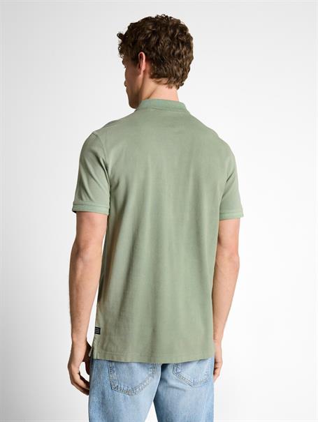 Piqué Poloshirt im Washed Look sea spray