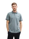 Piqué Poloshirt mit Stretch grey mint