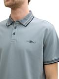 Piqué Poloshirt mit Stretch grey mint
