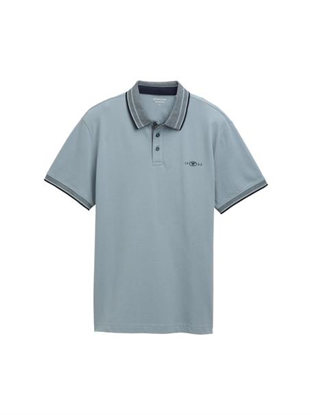 Piqué Poloshirt mit Stretch grey mint