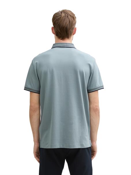 Piqué Poloshirt mit Stretch grey mint