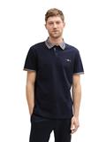 Piqué Poloshirt mit Stretch sky captain blue