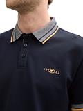 Piqué Poloshirt mit Stretch sky captain blue