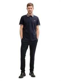 Piqué Poloshirt mit Stretch sky captain blue