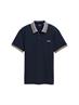 Piqué Poloshirt mit Stretch sky captain blue