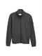 Piqué Sweatjacke mit Stehkragen ash grey