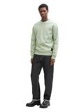 Piqué Sweatshirt fresh mint green