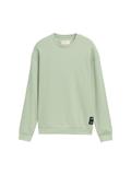 Piqué Sweatshirt fresh mint green