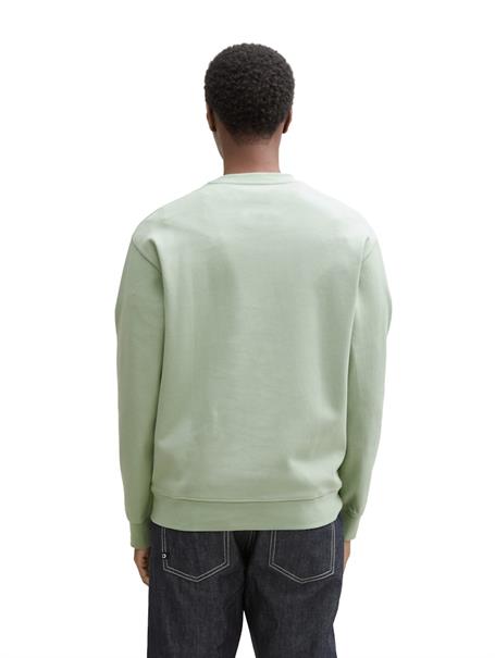Piqué Sweatshirt fresh mint green