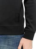Piqué Sweatshirt night watch black