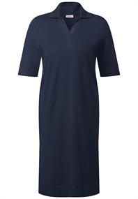 Piquée Polo-Kleid urban navy blue