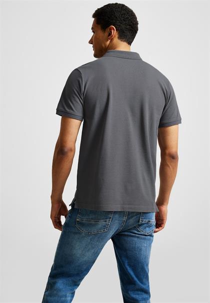 Piquée Poloshirt ash grey