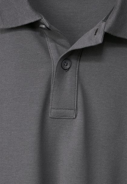 Piquée Poloshirt ash grey