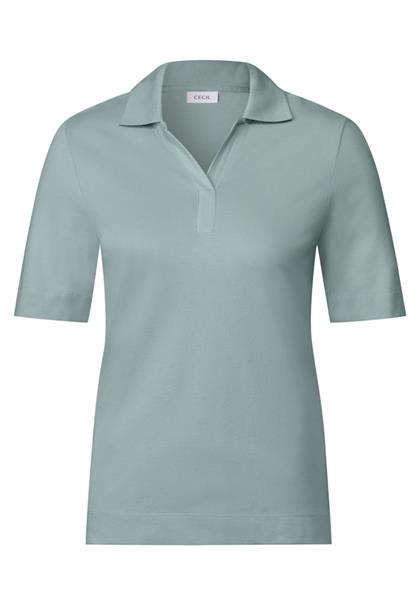 Piquée Poloshirt cool salvia green