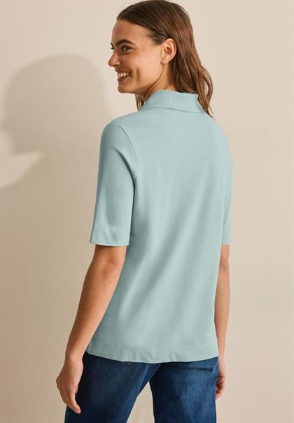Piquée Poloshirt cool salvia green