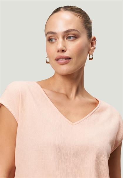 Plissee-Shirt rose cloud