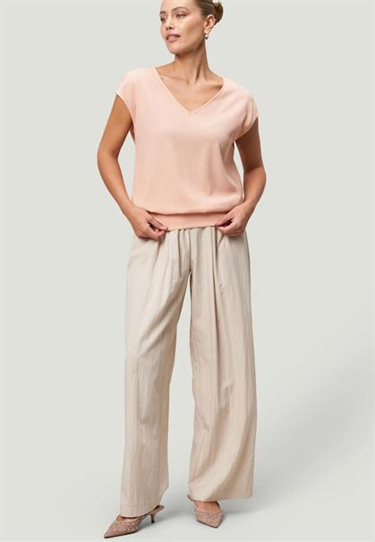 Plissee-Shirt rose cloud