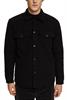 Polar Fleece-Truckerjacke black