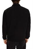 Polar Fleece-Truckerjacke black