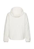 Polar-Fleecejacke mit fester Kapuze milkwhite