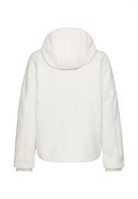 Polar-Fleecejacke mit fester Kapuze milkwhite