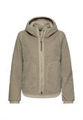 Polar-Fleecejacke mit fester Kapuze sage